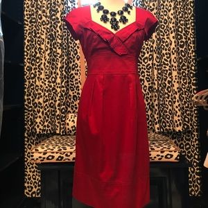 A-line Red dress by Nanette Lepore size 8